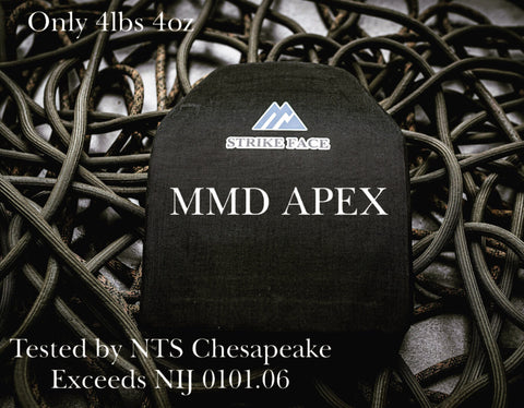 MMD Apex- Level 3+Single Curve Hard Armor Plates