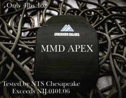 MMD Apex- Level 3+Single Curve Hard Armor Plates