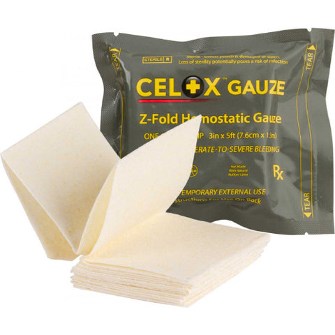 CELOX Gauze, 5' Z-Fold